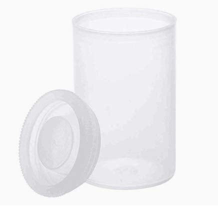 20 Pcs Clear Plastic Film Canisters With Lids,35Mm Caliberempty Camera Reel Containers,Storing Of Small Personal And Household I